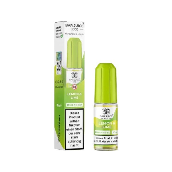 Bar Juice Liquid - Lemon and Lime - PodBox24