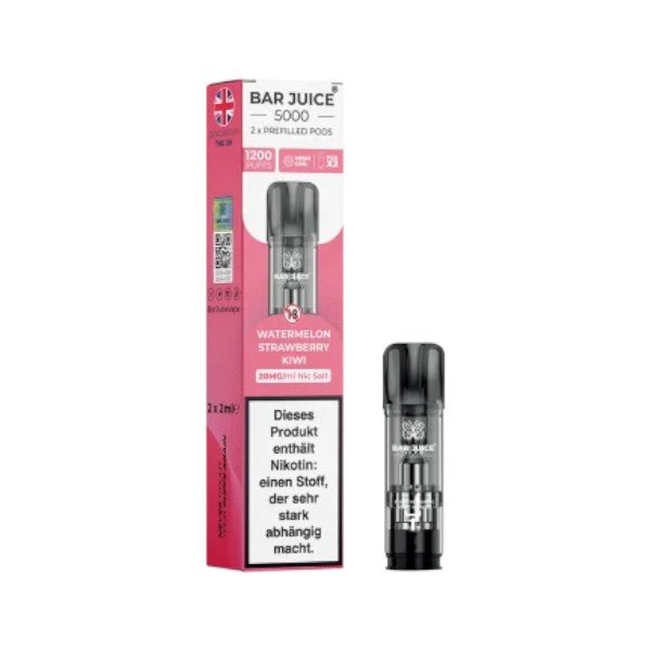 Bar Juice Pod Watermelon Strawberry Kiwi - PodBox24