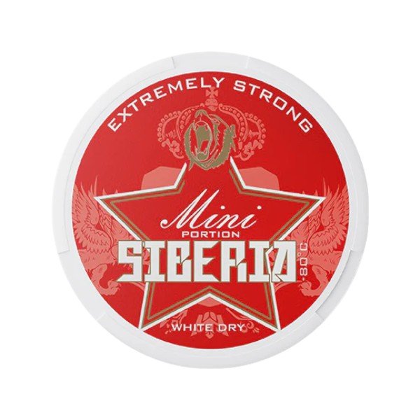 Siberia - 80°C Red Mini – Extremly Strong White Dry - PodBox24