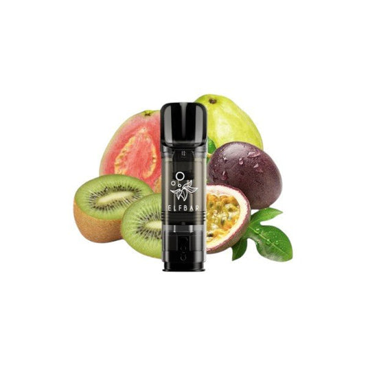 Elf Bar Elfa - (ohne Nikotin) Prefilled Pod Kiwi Passion Fruit Guava 0mg - PodBox24
