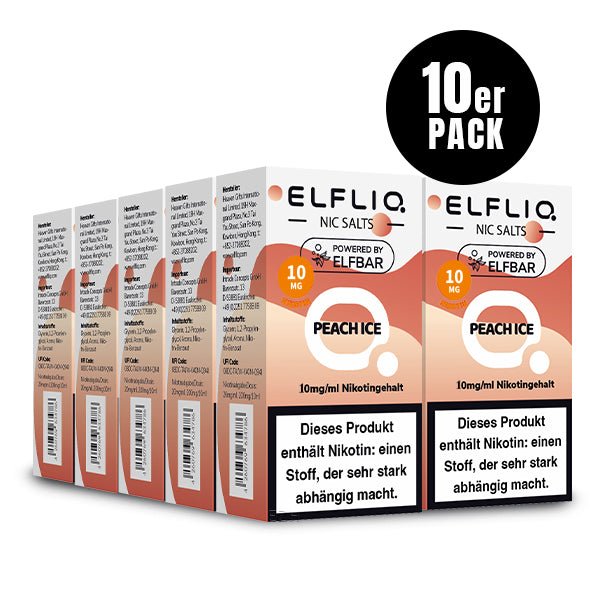 ELF BAR - Elfliq Peach Ice - PodBox24