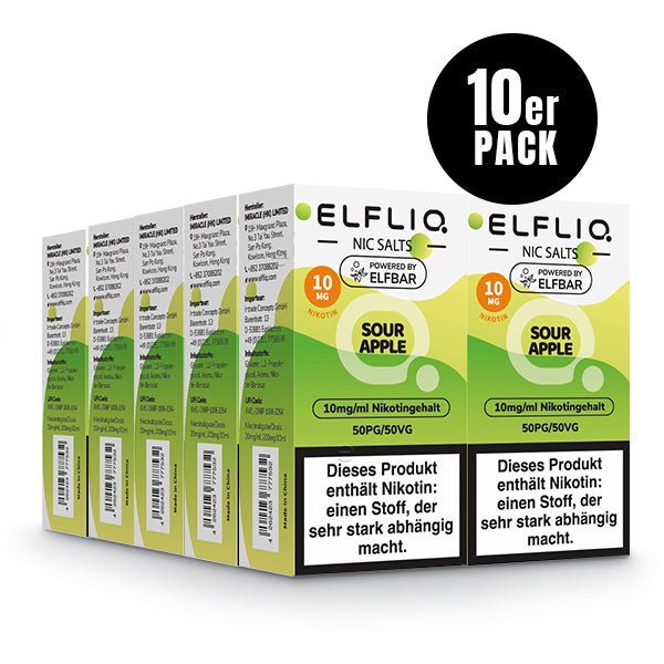 ELF BAR - Elfliq Sour Apple - PodBox24