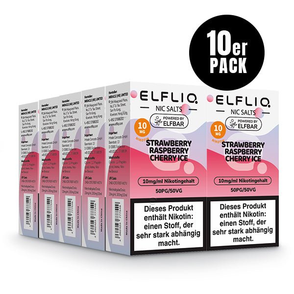 ELF BAR - Elfliq Strawberry Raspberry Cherry Ice - PodBox24