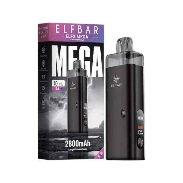 Elfbar - ELFX MEGA Black - PodBox24