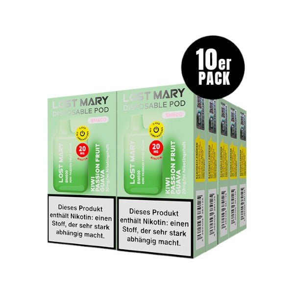 Lost Mary BM600 Kiwi Passionfruit Guava - PodBox24