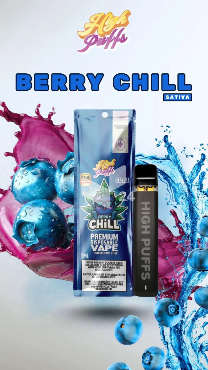 High Puffs H4 Superior Vape Berry Chill 1ml