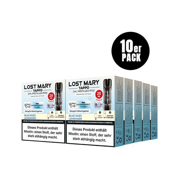 Lost Mary - TAPPO Blue Razz Lemonade - PodBox24