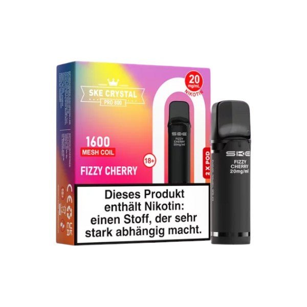SKE - Crystal 800 Pro Fizzy Cherry - PodBox24