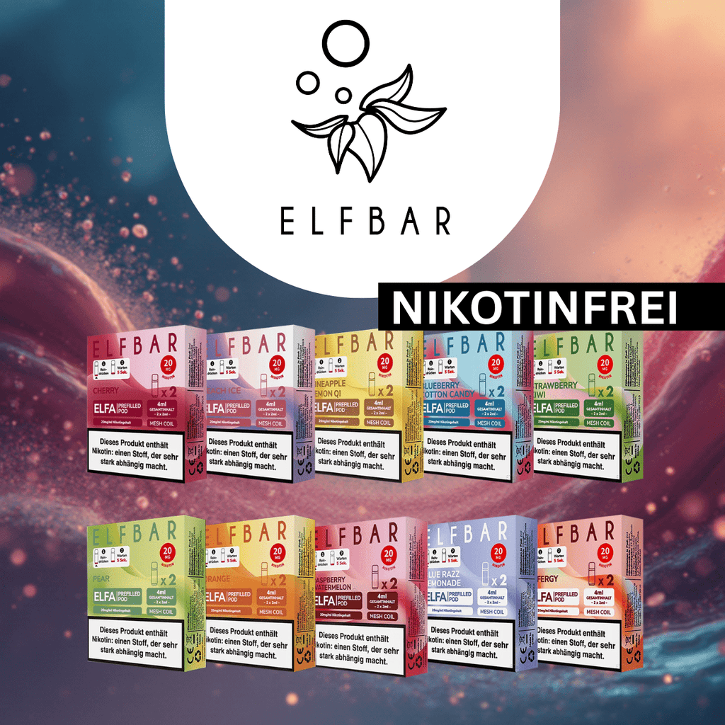 Elf Bar Elfa - Prefilled Pod (ohne Nikotin) - PodBox24