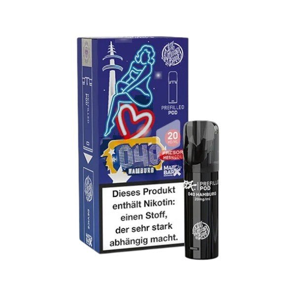 187 - Prefilled Pod 040 Hamburg - 20mg/ml - PodBox24