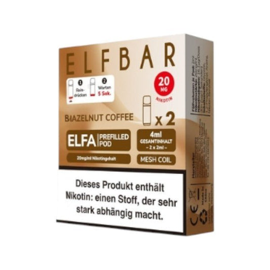ELFBAR - ELFA Pod Hazelnut Coffee *NEU* - PodBox24