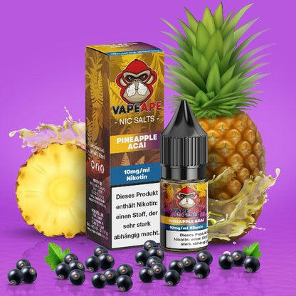 VapeApe - Liquid Pineapple Acai Salzliquid - PodBox24