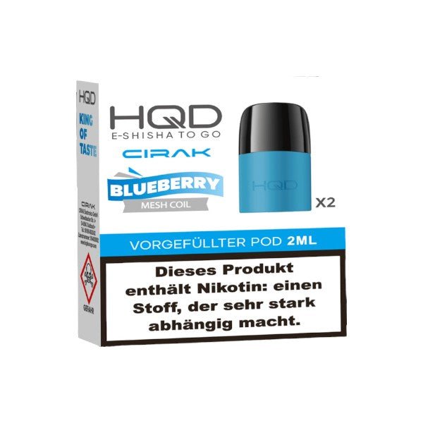 HQD Cirak - Prefilled Pod Blueberry - PodBox24