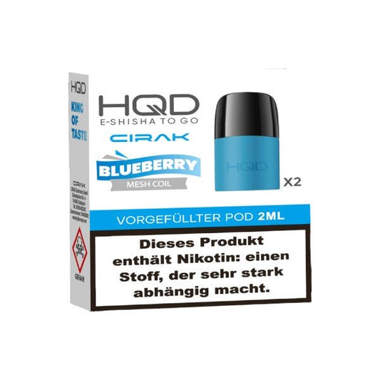 HQD Cirak - Prefilled Pod Blueberry - PodBox24