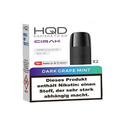 HQD Cirak - Prefilled Pod Dark Grape Mint - PodBox24