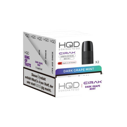 HQD Cirak - Prefilled Pod Dark Grape Mint - PodBox24