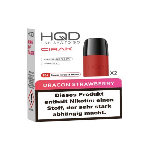 HQD Cirak - Prefilled Pod Dragon Strawberry - PodBox24