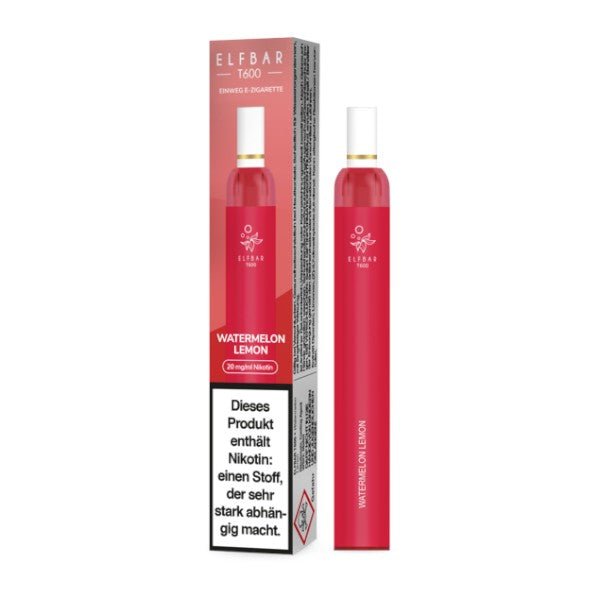 ELFBAR T600 Watermelon Lemon 20mg - PodBox24