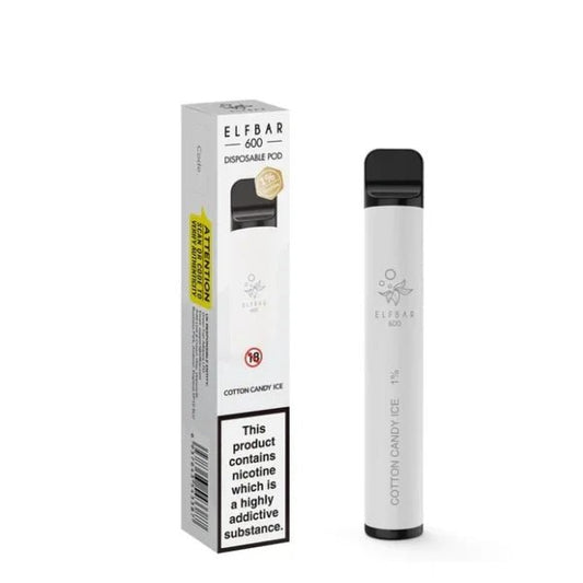 ELFBAR 600 Cotton Candy Ice - 20mg - PodBox24
