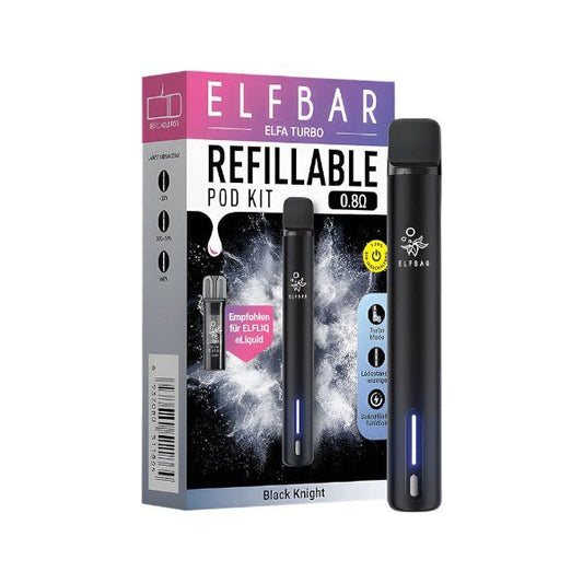 Elf Bar - Elfa Turbo Black Knight - PodBox24