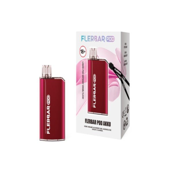 Flerbar - Akkuträger Red - PodBox24