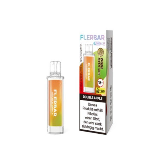 Flerbar - Prefilled Pod DOUBLE APPLE - PodBox24