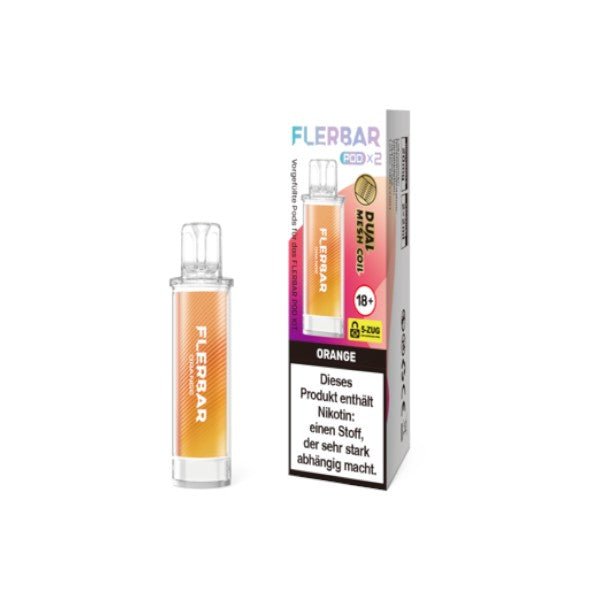 Flerbar - Prefilled Pod Orange - PodBox24