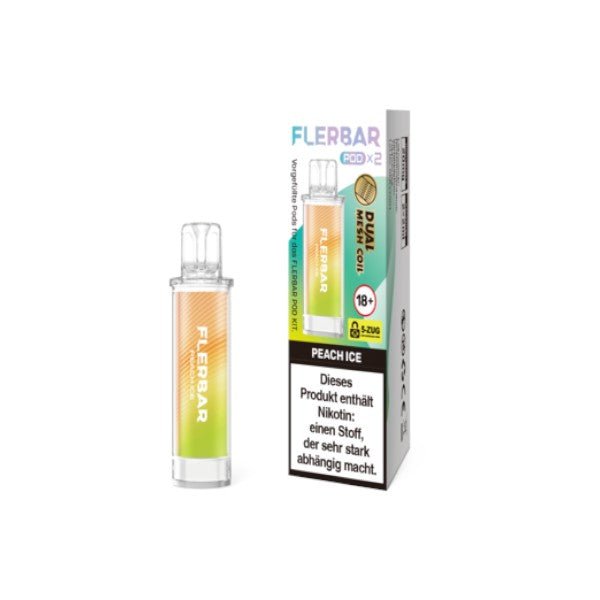 Flerbar - Prefilled Pod Peach Ice - PodBox24