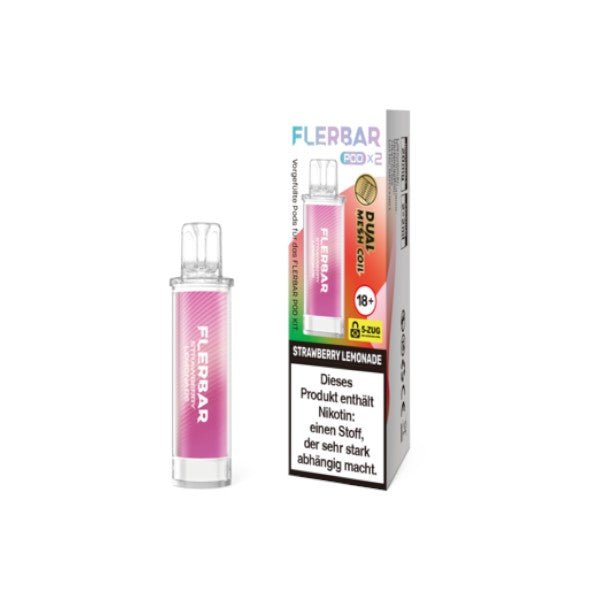 Flerbar - Prefilled Pod Strawberry Lemonade - PodBox24