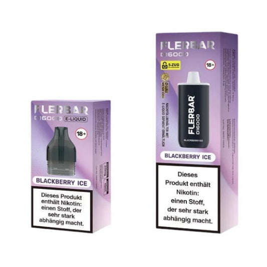 Flerbar - D16000 Blackberry Ice - PodBox24
