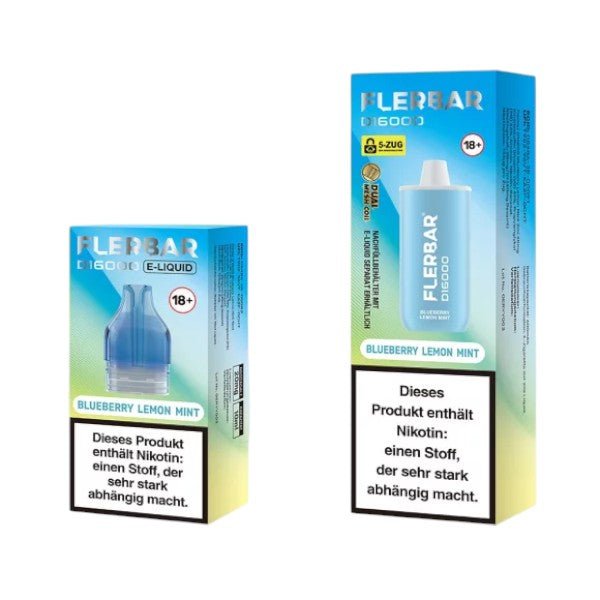 Flerbar - D16000 Blueberry Lemon Mentos - PodBox24