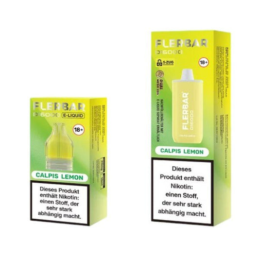 Flerbar - D16000 Calpis Lemon - PodBox24