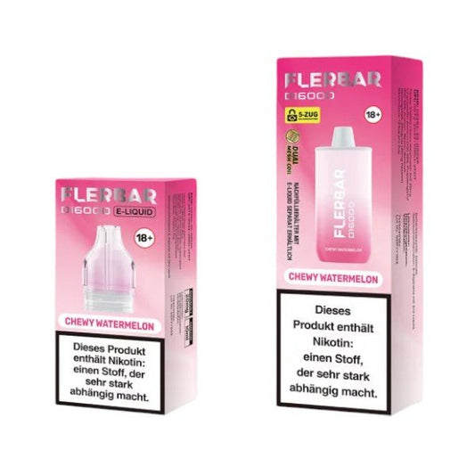 Flerbar - D16000 Chewy Watermelon - PodBox24