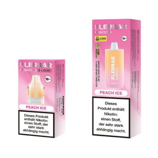 Flerbar - D16000 Peach Ice - PodBox24