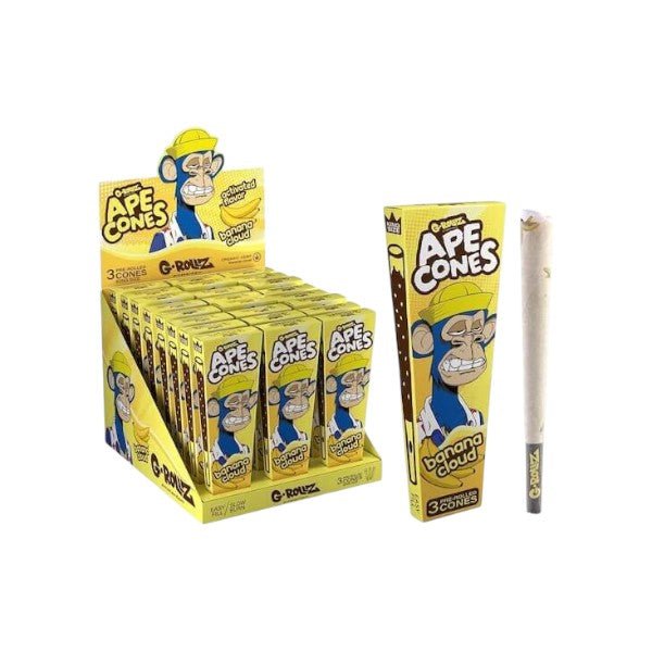 G - Rollz | Cones Ape Cones "Banana Cloud" (24x) - PodBox24