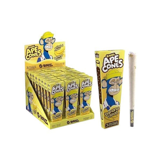 G - Rollz | Cones Ape Cones "Banana Cloud" (24x) - PodBox24