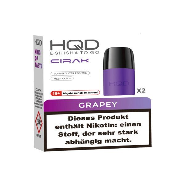 HQD Cirak - Prefilled Pod Grapey - PodBox24