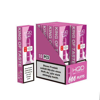 HQD SURV Dragon Strawberry - PodBox24