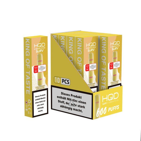 HQD SURV Strawberry Lemonade - PodBox24