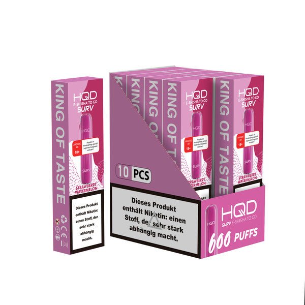 HQD SURV Strawberry Watermelon - PodBox24