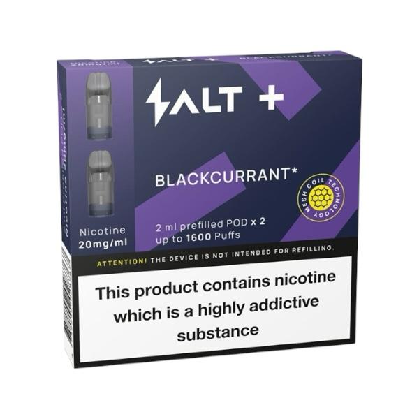SALT Plus Pod Blackcurrant - PodBox24