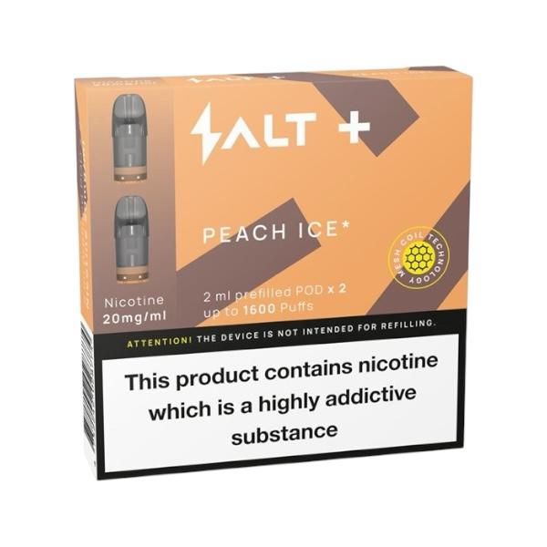 SALT Plus Pod Peach Ice - PodBox24
