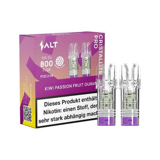 SALT Cristallite Pro Pod Kiwi Passion Fruit Guava - PodBox24