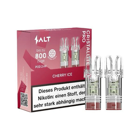 SALT Cristallite Pro Pod Cherry Ice - PodBox24