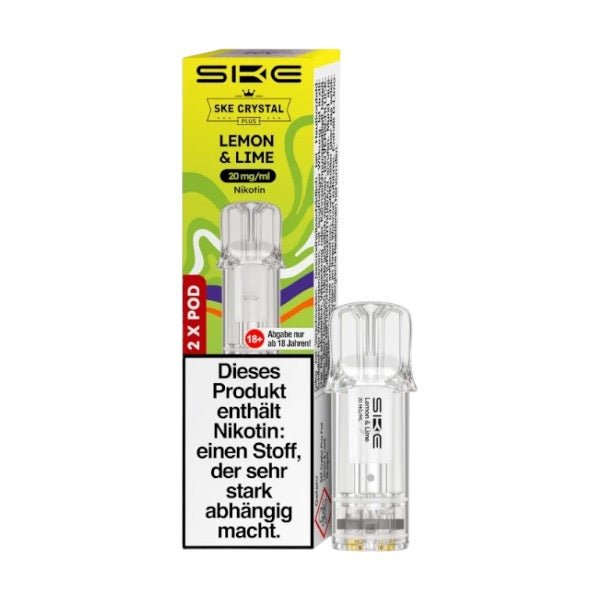 SKE Crystal - Plus Pod Lemon & Lime - PodBox24
