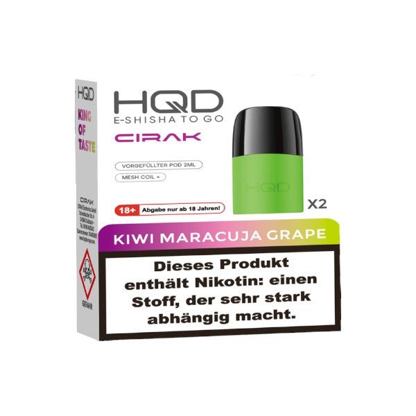 HQD Cirak - Prefilled Pod Kiwi Maracuja Grape - PodBox24