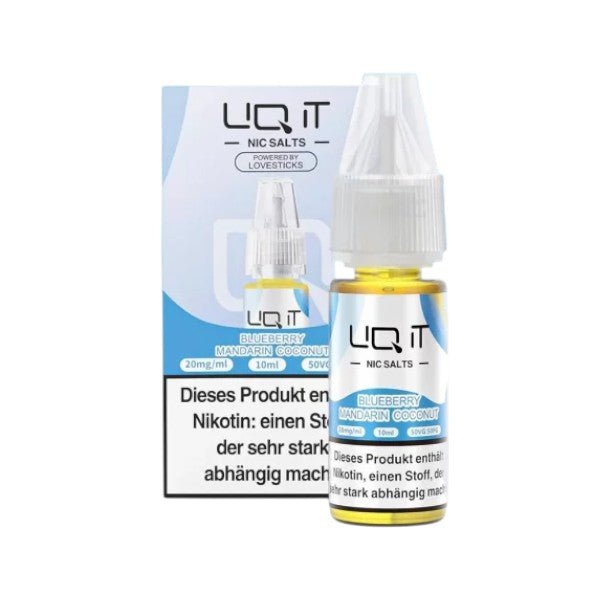 LIQ IT - Nic Salts Blueberry, Mandarin, Coconut - 20mg - PodBox24