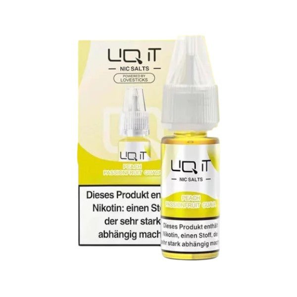 LIQ IT - Nic Salts Peach PassionFruit Guava - 20mg - PodBox24