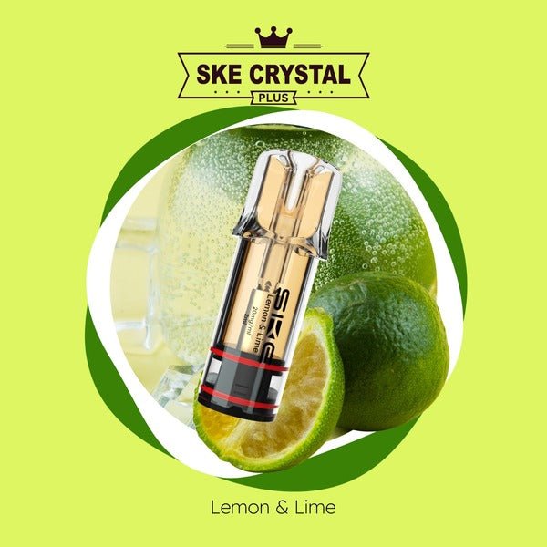 SKE Crystal - Plus Pod Lemon & Lime - PodBox24