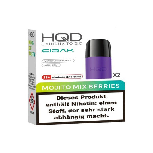 HQD Cirak - Prefilled Pod Mojito Mix Berries - PodBox24